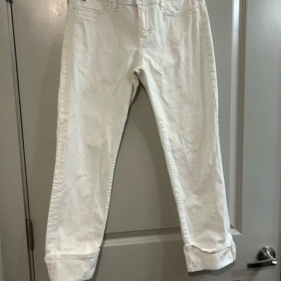 Hudson Ginny Crop Straight Cuff Jeans - Picture 1 of 10